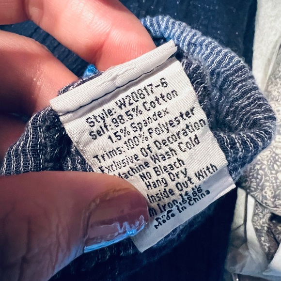 Johnny Was Workshop Love Flower Tunic in European Voile Sz M NWOT - Picture 7 of 9